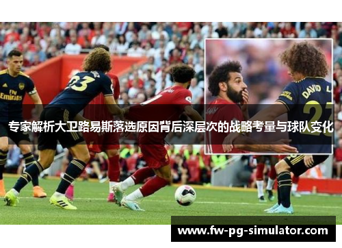 专家解析大卫路易斯落选原因背后深层次的战略考量与球队变化